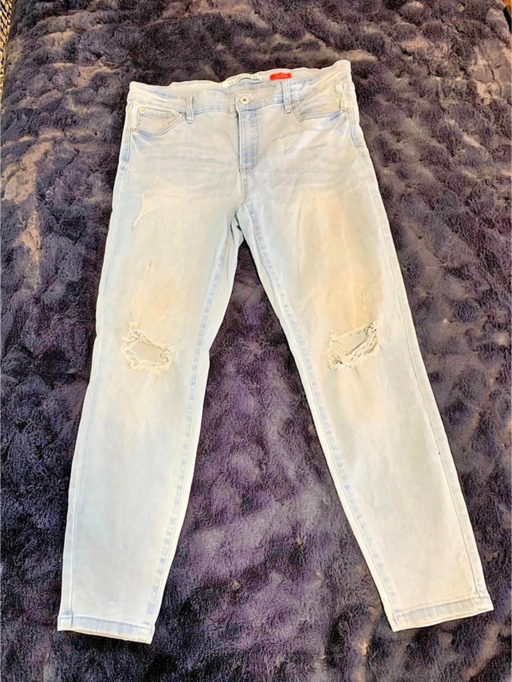 The Rider Celebrity Pink Distressed Skinny Jeans in Blue, Waist 13/31 - Picture 1 of 11